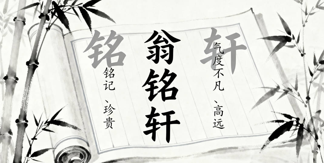 翁姓男寶寶起名經(jīng)典大氣
