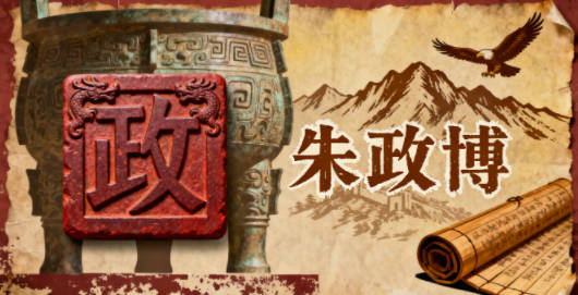 我建議用“朱政博”——“政”字自帶威嚴感,搭配“博”的開闊,剛柔平衡