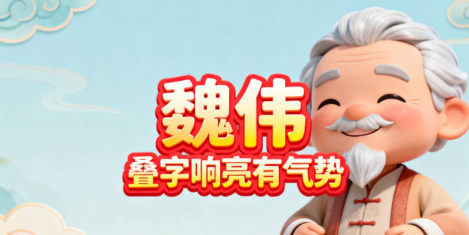 魏姓男寶寶起名順口響亮