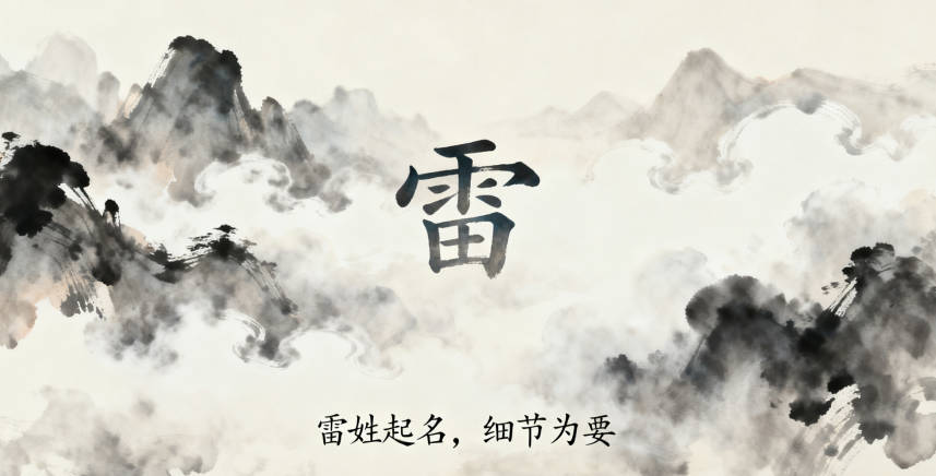 雷姓男寶寶起名順口又好聽