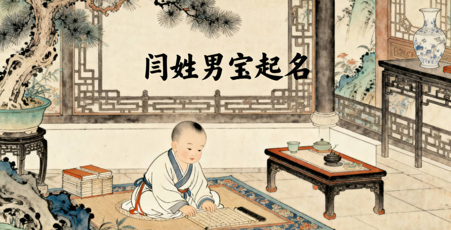 閆姓男寶寶起名順口響亮