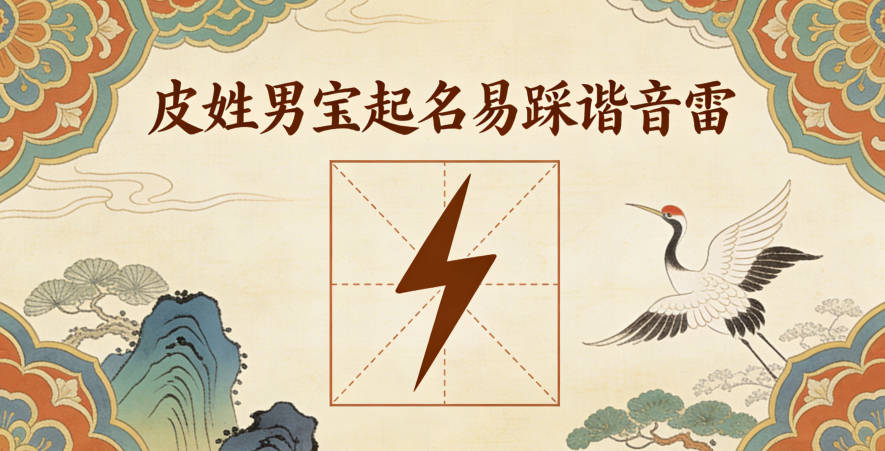 皮姓男寶寶起名順口響亮