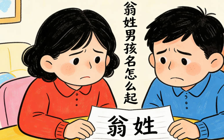 姓翁男孩名字大全