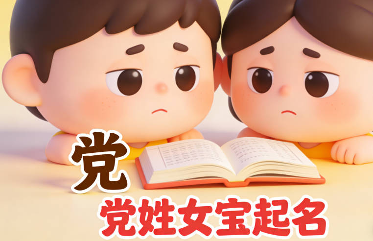 給黨姓女寶起個(gè)好名字可真是件頭疼事——既要寓意吉祥,又要好聽好寫