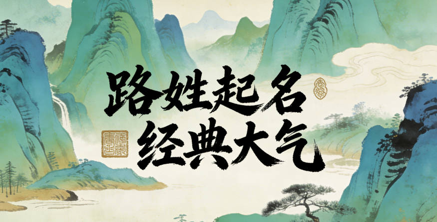 路姓男寶寶起名經典大氣