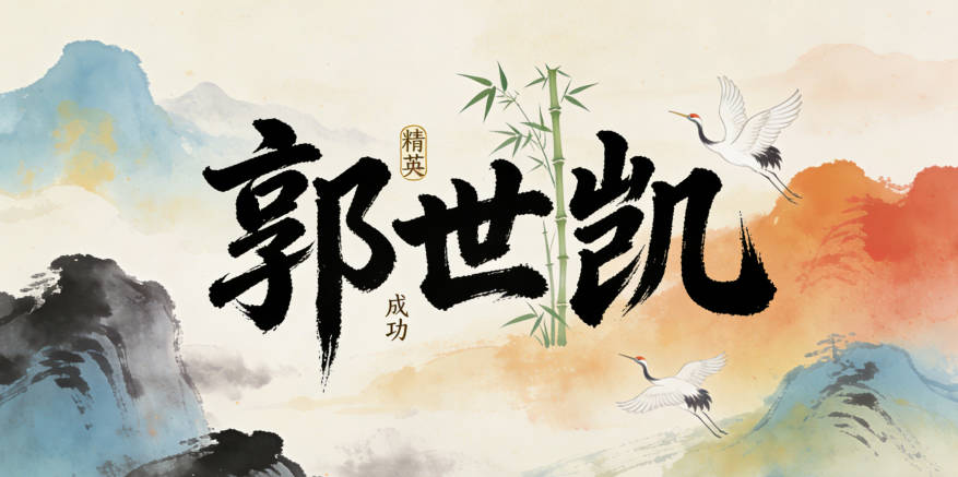 郭世凱,寓意時代精英、勝利成功