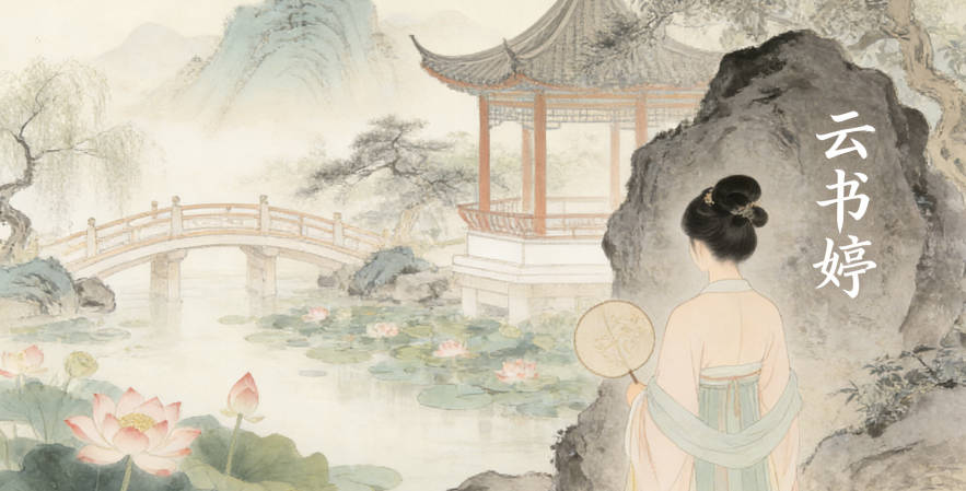 云書婷，書是傳統文化象征，婷是現代柔美字，既有傳承又有創新