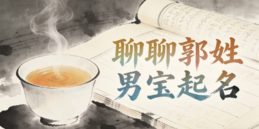 郭姓男寶寶起名寓意未來有成就