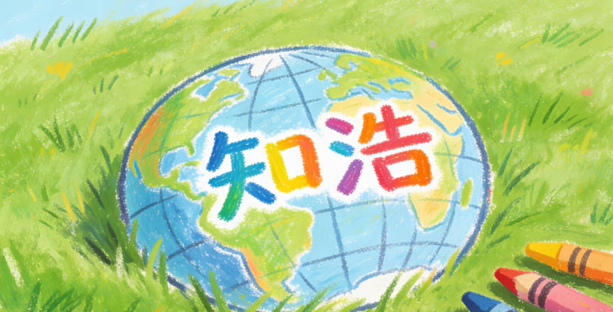 宋知浩，知代表知識，浩代表廣闊視野