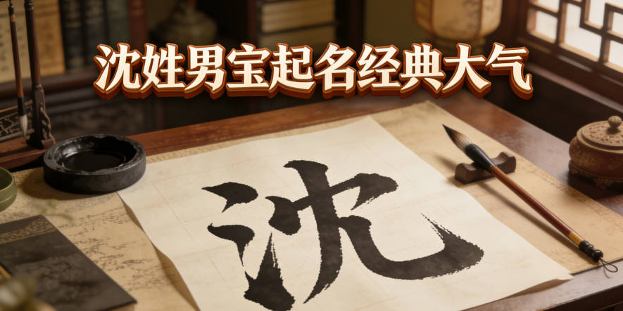 沈姓男寶寶起名經典大氣