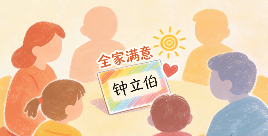 爺爺卻堅持按家族字輩立起，鐘立伯傳統(tǒng)穩(wěn)重