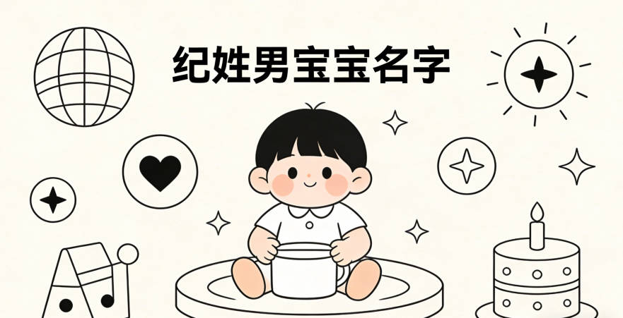 大氣有格局的紀姓男寶寶名字