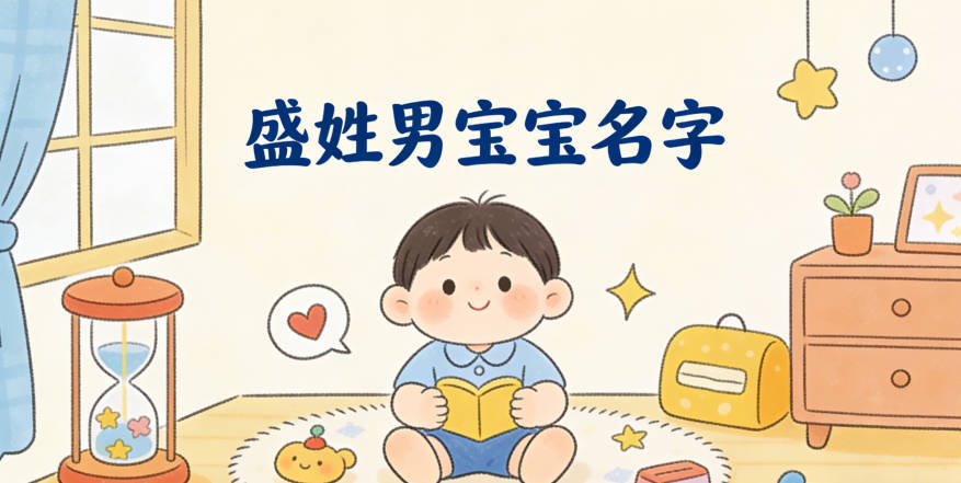 寓意吉祥的盛姓男寶寶名字精選