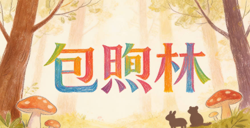 包煦林,煦表示溫暖的陽光,林表示水鄉的樹林