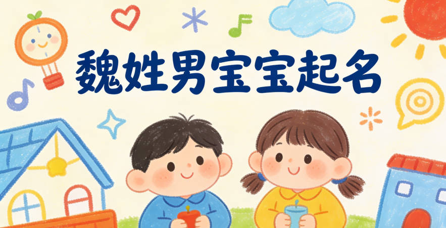 魏姓男寶寶起名寓意好的名字推薦