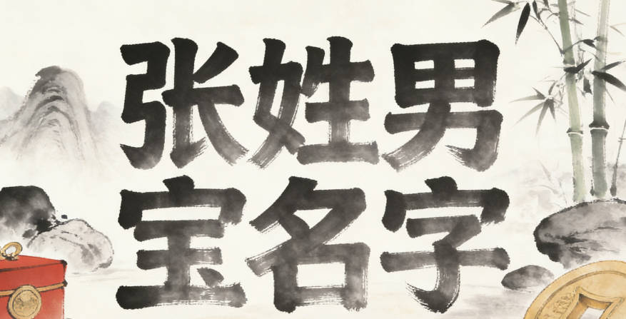 有寓意的張姓男寶寶名字大全