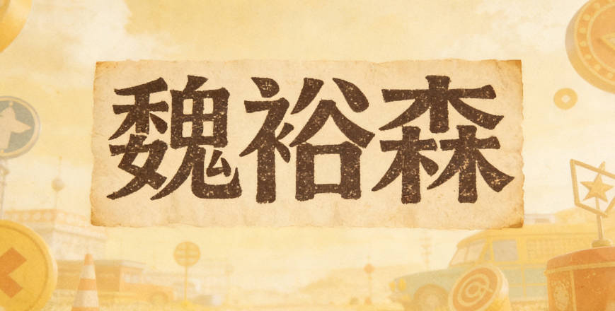 魏裕森，裕有富足之意，森代表生機