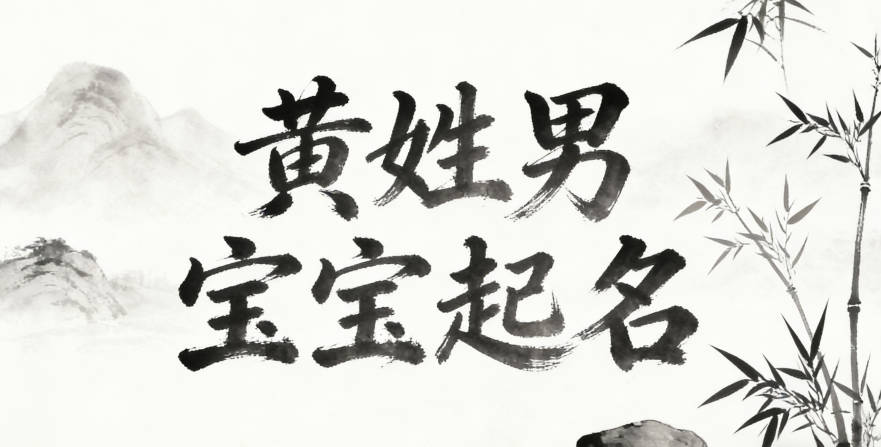 黃姓男寶寶起名寓意好的名字推薦