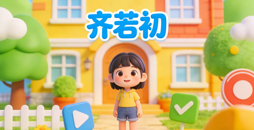 齊若初,初代表純凈初始,沒有消極聯想