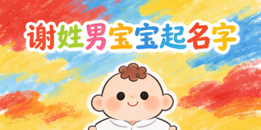 姓謝男孩名字順口