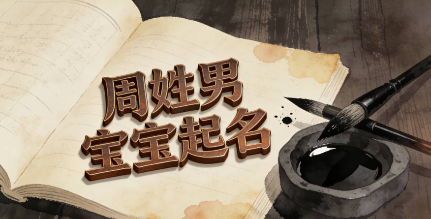 周姓男寶寶起名寓意聰明才智