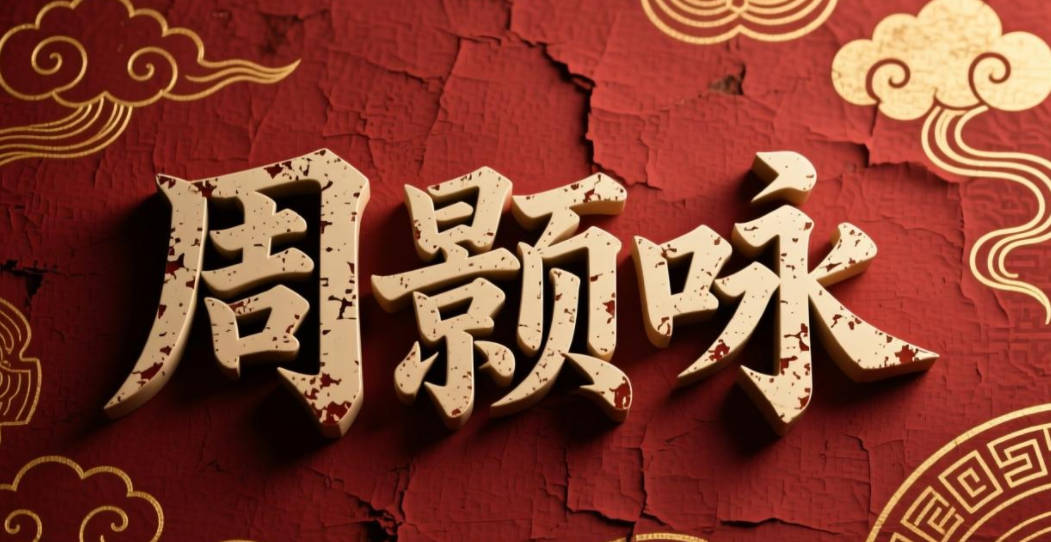 周顥詠，顥寓意潔白明亮、心懷廣闊